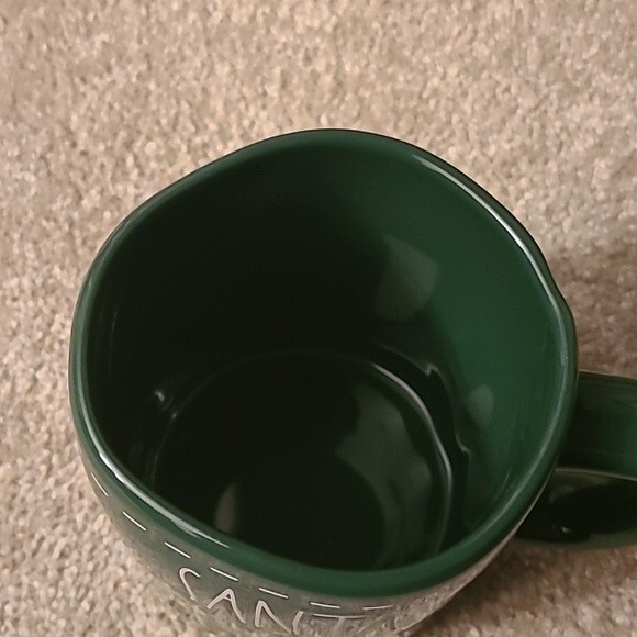 Rae Dunn by Magenta "Santa, Define Good" Green Mug NEW! - Picture 3 of 4